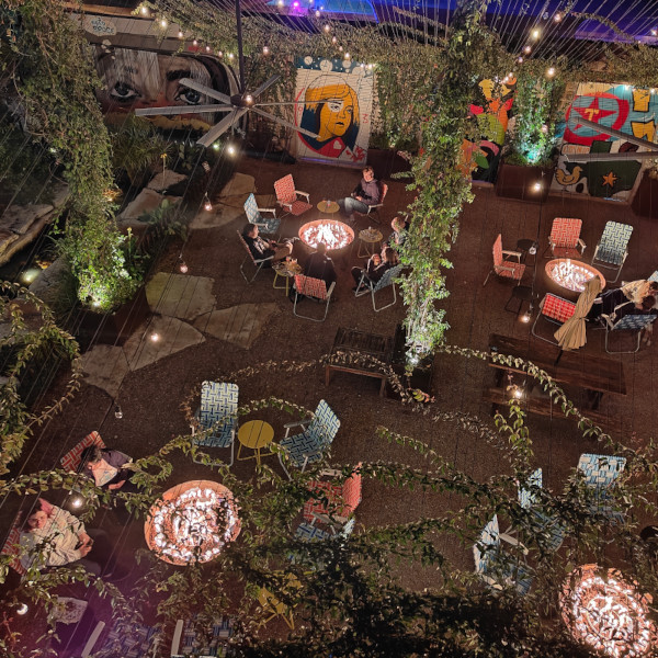 Cosmic is Zeta House local hangout and late night bar