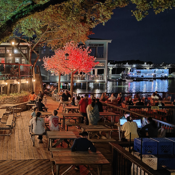 The mozarts cafe is a bit farter away but has great lake views