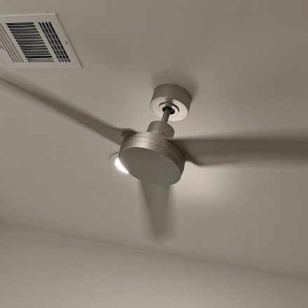 Ceiling fan creating strobing effect